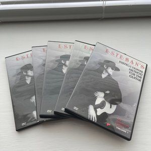 Esteban's Instructional Method for the Guitar 5 DVD Set Excellent Used Condition